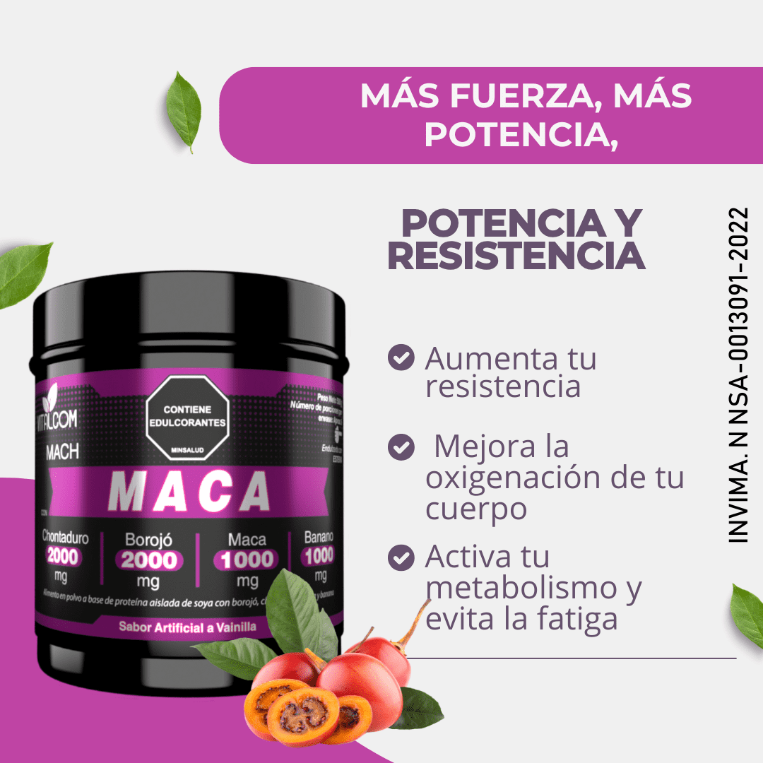 MachMaca™ – Energía Natural y Recuperación Real