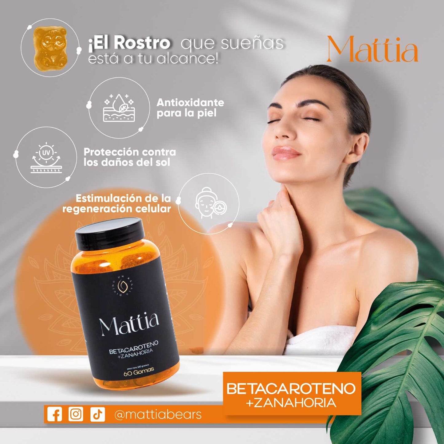 BronceaVital™ Mattia - Broncea Protege y Resalta tu Belleza