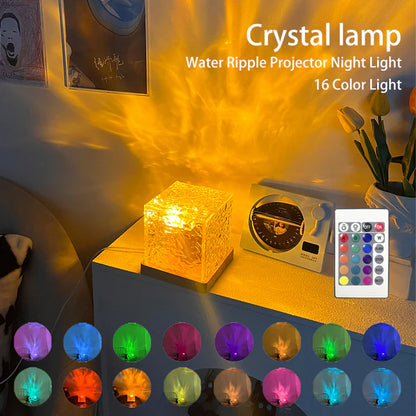 Lámpara cúbica aurora boreal 16 colores