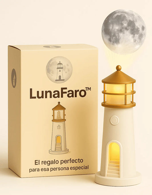 🌕 LunaFaro™ – La lámpara que alivia ansiedad y mejora el descanso